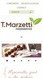 Mobile Screenshot of marzettifoodservice.com